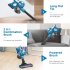  US Direct  4 In 1 Vacuum Cleaner 20kpa 2500mah Lightweight Cordless Stick Vacuum For Hardwood Floors Carpet Pet Hair Car blue