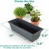  US Direct  4 Tier 4ft Vertical Raised Garden Bed Corner Stand Shelf Ergonomic Design Container Boxes For Vegetables Flowers black