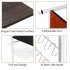  US Direct  4 layer Microwave Oven  Rack With Storage Basket   10 Hooks Kitchen Organizer Dark brown
