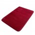  US Direct  40 60cm Bathroom  Carpet Memory Sponge Floor Cover For Household Shower Room red