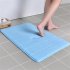  US Direct  40 60cm Bathroom  Carpet Memory Sponge Floor Cover For Household Shower Room blue