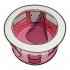  US Direct  40inch Folding Pet Game Fence Tent Portable Round Dog House Cat Nest Bed With Zipper Pink