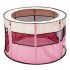  US Direct  40inch Folding Pet Game Fence Tent Portable Round Dog House Cat Nest Bed With Zipper Pink