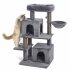  US Direct  45 Inches Multi Level Cat Tree with Sisal Covered Scratching Posts  Replaceable Dangling Ball  Hammock and Condo for Large Cats