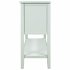  US Direct  45 inches Modern Console Table Sofa Table For Living Room With 7 Drawers 1 Cabinet And 1 Shelf White