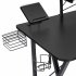  US Direct  47  Gaming Desk Table  E Sports Computer Desk  Gaming Workstation Desk  PC Stand Shelf Keyboard stand Power Strip with USB Cup Holder   Headphone Ho