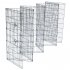  US Direct  48  Basics Foldable Metal Pet Wire Fence Play Area 8 Pieces With Open Doors black