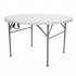  US Direct  48 Inch Round Folding Table Lightweight Outdoor Utility Table Furniture For Office School Garden White