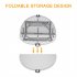  US Direct  48 Inch Round Folding Table Lightweight Outdoor Utility Table Furniture For Office School Garden White
