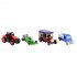  US Direct  4PCS Diecast Metal Car Models Play Set Children Toy Cars Vehicle Playset  Color Random 