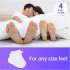 US Direct  4pcs Safe Painless Natural Ingredients Foot  Mask Gentle Foot Care Family Foot Spa Suitable For Dead Skin Calluses Foot Care As shown