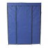  US Direct  5 Layers 12 Compartments Non woven Fabric Wardrobe Portable  Closet Household Furniture Navy