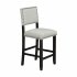  US Direct  5 Piece Counter Height Dining Set  Classic Elegant Table And 4 Chairs In Black And Beige