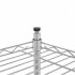  US Direct  5 layer Metal Shelf Without Wheels 180 x 90 x 35 Storage Rack For Home Kitchen Outdoor Displaying silver