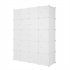  US Direct  5 layers 20 grids Modular  Closet Cabinet Storage  Shelves Cube Organizer white