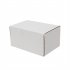  US Direct  50 Pcs Corrugated Paper Boxes 6x4x3   15 2x10x7 6cm  Sturdy Lightweight Foldable Holiday Gifts Box Internal And External Dual color White