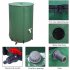  US Direct  500d 100 Gallon Folding Rain  Barrel Foldable Rain Bucket Indoor Outdoor Supplies green