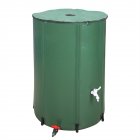 [US Direct] 500d 100 Gallon Folding Rain  Barrel Foldable Rain Bucket Indoor Outdoor Supplies green