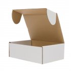  US Direct  50pcs Carton 6 x 4 x 2   Corrugated Paper Boxes Corrugated Mailers White Cardboard Shipping Boxes  15 2 x 10 x 5 cm  White