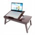  US Direct  53cm Adjustable Computer Desk With Drawers Retro Plain Design Multi functional Portable Bamboo Knee Desk Tray sun flower