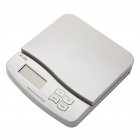 US 5kg/1g Kitchen Scale Large Lcd Display Auto Power Off Scale White