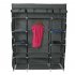  US Direct  5layers 12grids Storage Wardrobe Portable Non woven Clothes Closet Wardrobe 133x46x170cm gray