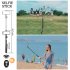  US Direct  6 Inch Ring Light With Gimbal Iron Metal Bracket Selfie Stick Bluetooth compatible Set Live Broadcast Equipment black