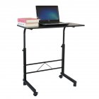 US 60cm Removable Side Table Height Adjustable Movable Portable Desk Stand