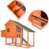  US Direct  61 8 Inches Rabbit Playpen Chicken Coop Pet House Small Animal Cage With Enclosed Run For Outdoor Garden Backyard