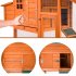  US Direct  61 8 Inches Rabbit Playpen Chicken Coop Pet House Small Animal Cage With Enclosed Run For Outdoor Garden Backyard