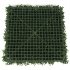  US Direct  6pcs Artificial Lawn Thickened Densed Uv Protective Easy Cut Simulation Milan Grass  400 Density  green