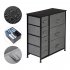  US Direct  7  Drawers  Dresser Furniture Storage  Cabinet For Bedroom  Hallway Closet Office Organizations Dark gray