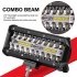  US Direct  7 inch 400W LED Work Light Bar Flood Spot Beam Offroad 4WD SUV Driving Fog Lamp  black