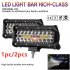  US Direct  7 inch 400W LED Work Light Bar Flood Spot Beam Offroad 4WD SUV Driving Fog Lamp  black