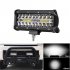  US Direct  7 inch 400W LED Work Light Bar Flood Spot Beam Offroad 4WD SUV Driving Fog Lamp  black