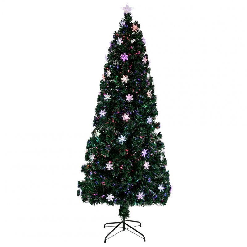 US 7ft 290 Branches Christmas Tree Easy Setup Bright Spot In Home Decorating For Christmas Night Delightful Decoration For Home Office Party 290 Branch