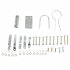  US Direct  80cc Petrol Engine Kit Increasing Power Bicycle Motor Component Set Bike Modification Accessories silver
