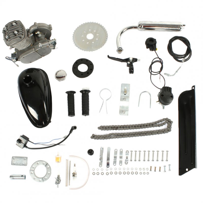 US 80cc Petrol Engine Kit Increasing Power Bicycle Motor Component Set
