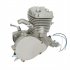  US Direct  80cc Petrol Engine Kit Increasing Power Bicycle Motor Component Set Bike Modification Accessories silver