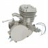  US Direct  80cc Petrol Engine Kit Increasing Power Bicycle Motor Component Set Bike Modification Accessories silver
