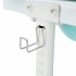  US Direct  80cm Lifting Desktop Can Tilt Children Learning Table Chair  with Reading Frame Without Lamp  blue green