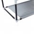  US Direct  9 Tiers Shoe  Rack With Dustproof Cover Closet Shoe Storage Cabinet Organizer gray