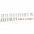  US Direct  90cm Strip Pattern 3 Tiers Bamboo Stool Shoe  Rack Household Shoe Organizer Brown