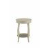  US Direct  ACME Aberta Side Table in Antique White 82785