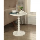 [US Direct] ACME Acton Side Table in White 82796