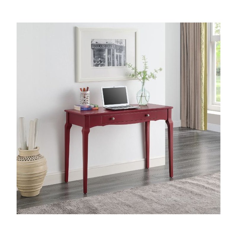 US ACME Alsen Writing Desk, Red Finish 93020