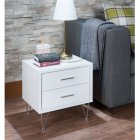 [US Direct] ACME Deoss Night Table in White 97332