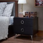 [US Direct] ACME Elms Night Table in Black 97338