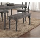 [US Direct] ACME Wallace Bench in Weathered Gray 71438