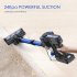  US Direct  APOSEN Cordless Vacuum Cleaner  24KPa Powerful Suction 250W Brushless Motor 4 in 1 Stick Vacuum for Home Hard Floor Carpet Car Pet H250 Blue